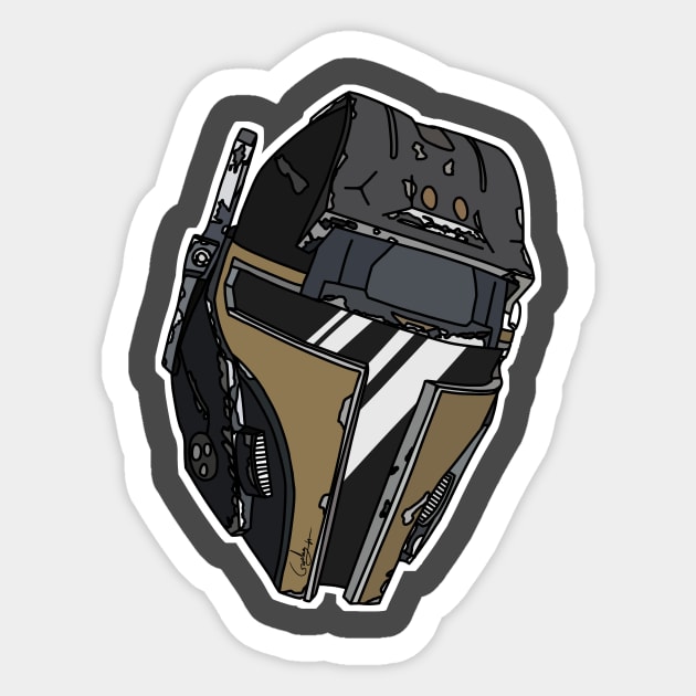 Mando WarHog Sticker by 3D Blacksmiths